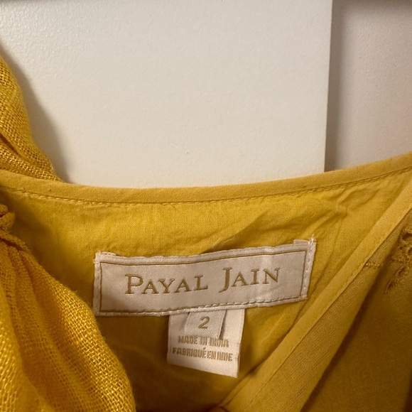 Mustard Yellow Ruffled Off the Shoulder Sundress - Picture 5 of 5